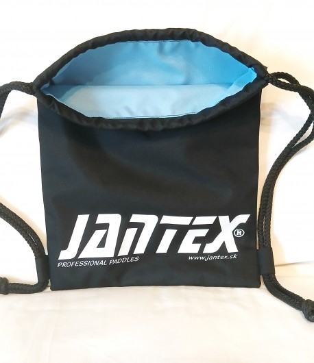 Workoplecak - czarny JANTEX, środek jasny niebieski