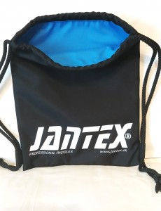 Workoplecak-czarny JANTEX, środek ciemno niebieski