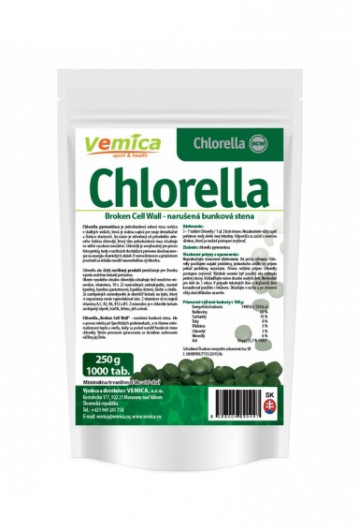 Chlorella BCW „Broken Cell Wall" w tabletkach 1000szt