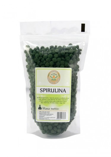 Spirulina w tabletkach 1000szt